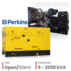 Genset Perkins 9 - 2250 kVA Open dan Silent