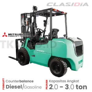 Forklift Mitsubishi Clasidia 2.0 – 3.0 Ton Diesel Gasoline