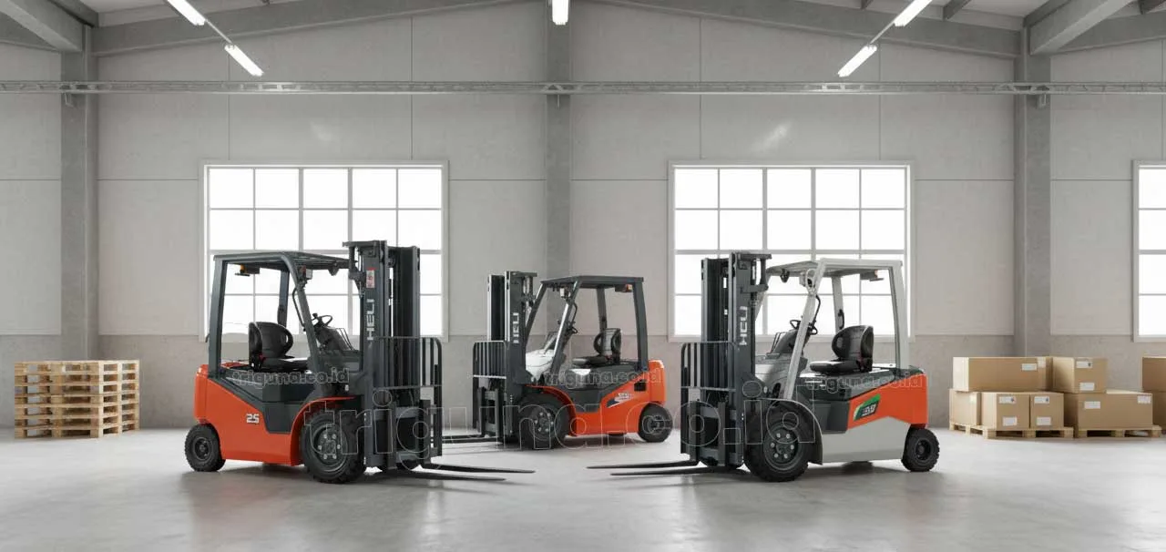 Memilih Forklift Heli Diesel, Elektrik, dan LPG yang Tepat