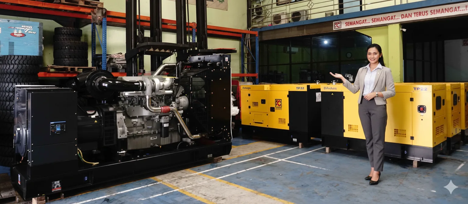 Pusat Genset Perkins 10 – 4000 kVA Silent/Open Type