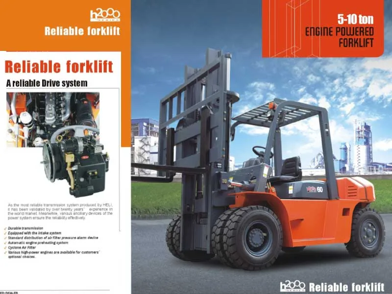 Jual Forklift HELI 5-10 Ton Solusi Medan Berat