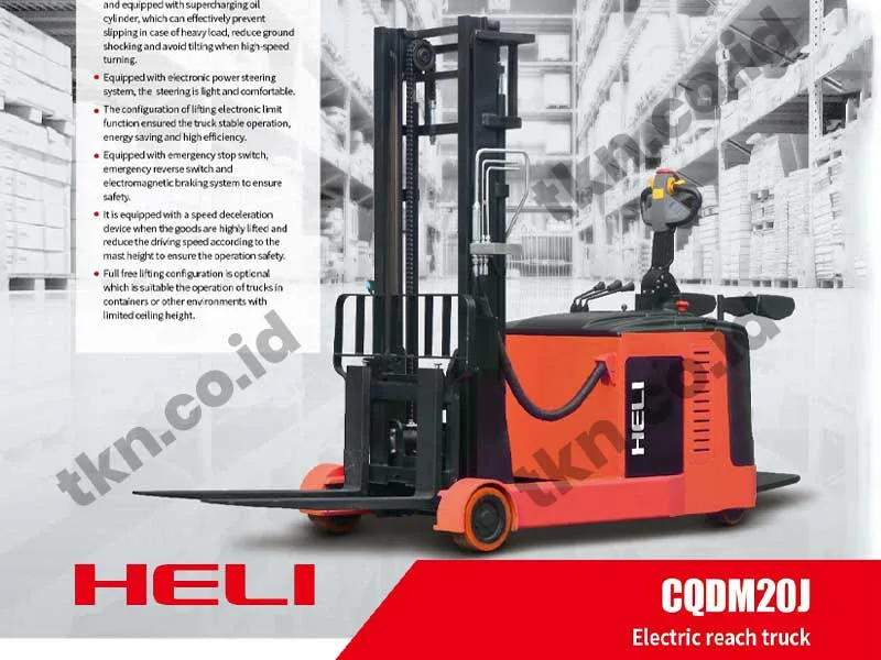 Heli CQDM20J Electric Reach Truck 2 Ton