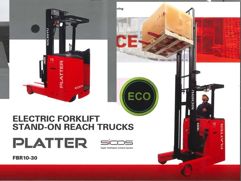Reach Truck Nichiyu Platter FBR85 Series