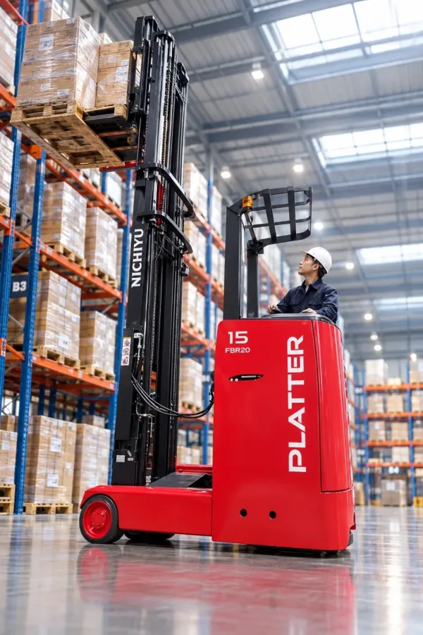 Forklift Reach Truck Nichiyu 1.4 Ton Electric [FBRF14]